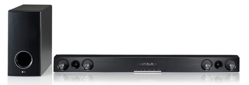 LG HLS36W soundbar speaker Black 2.1 channels