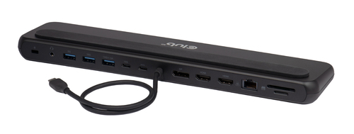 Club 3D 12-1 USB-C Triple Display PD3.0 100W Docking Station + Charger dockingstation