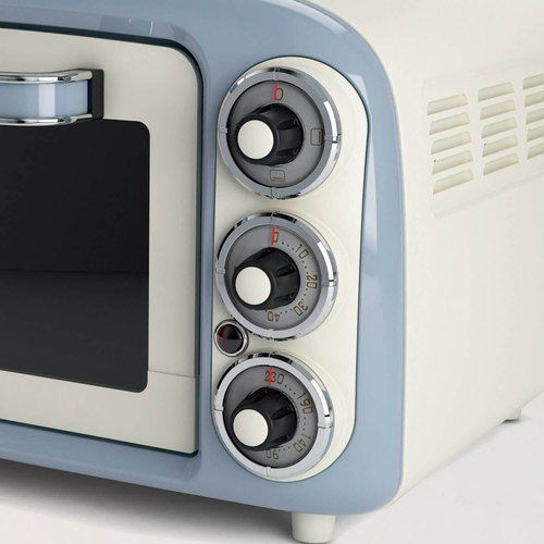 Ariete Vintage style Mini Oven, 18 Litre in Blue Blue - image 2