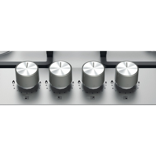 Hotpoint PPH60GDFIXUK 60cm 4 Burner Gas Hob in Stainless Steel Wok Bur - image 2