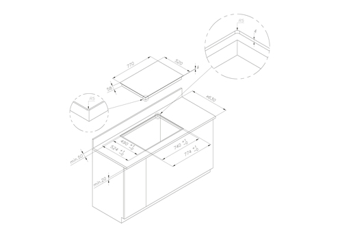 Candy CIF854MCBB Black Built-in – image 4
