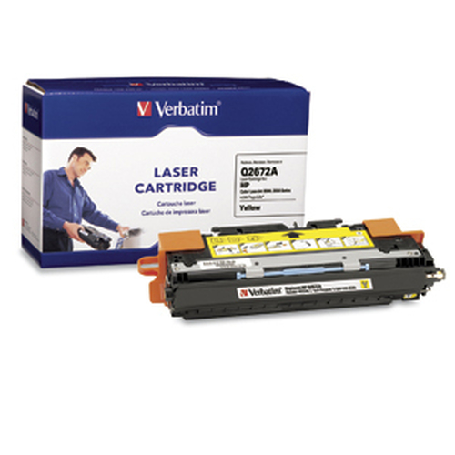 Verbatim HP Q2672A Replacement Laser Cartridge Yellow