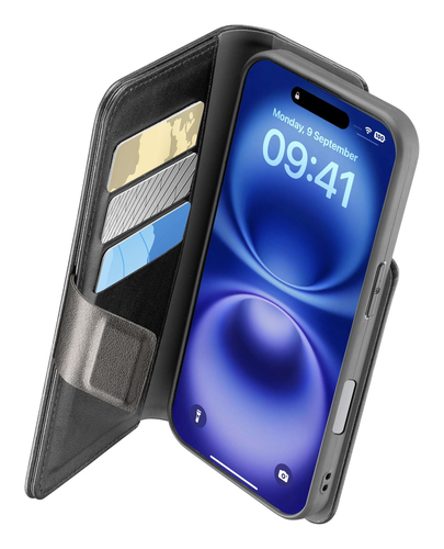 Cellularline 8018080482632 чехол для мобильного телефона 17 cm (6.7") Фолио Черный