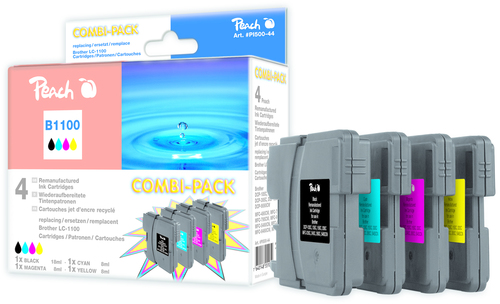 Peach 314447 ink cartridge 4 pc(s) Black, Cyan, Magenta, Yellow