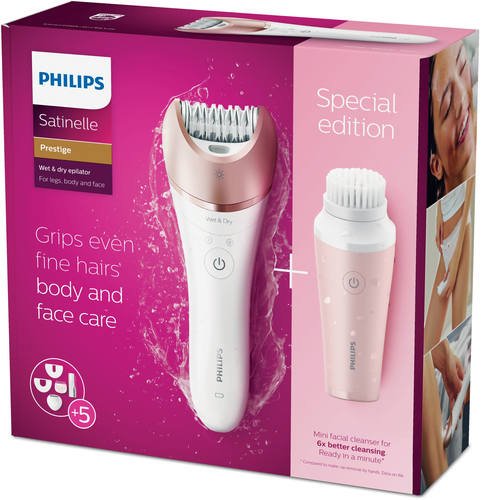 Philips Satinelle Prestige BRP566/00 epilator 32 tweezers Gold, White – image 2