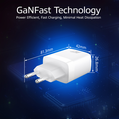 ACT Connectivity USB-C & USB-A lader 20W met Power Delivery PPS, Quick Charge, GaNFast oplader, afbeelding 6