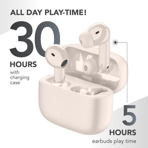 Music Sound BT EARPHONES TWS DOUBLE MS SKY WHITE – image 4