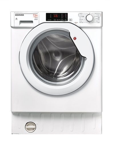 Hoover H-WASH&DRY 300 HBWD 7514DA-80 стирально-сушильная машина Встроенный Фронтальная загрузка Белый