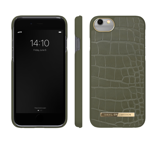 iDeal of Sweden Atelier Case iPhone 8/7/6/6S/SE Khaki Croco – image 3