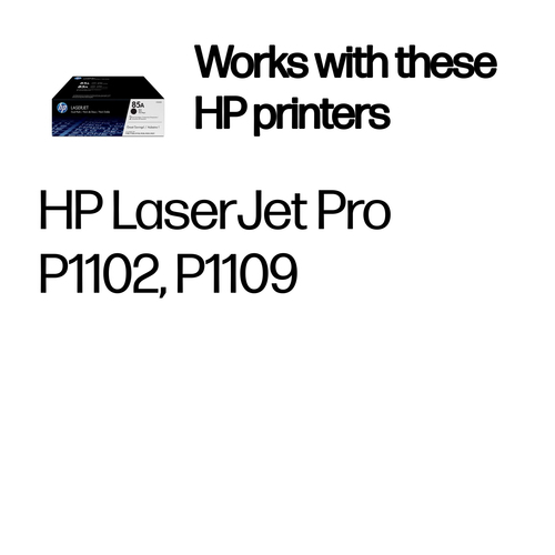 Original HP 85A Black Toner Cartridge Dual Pack (CE285AD) - image 2