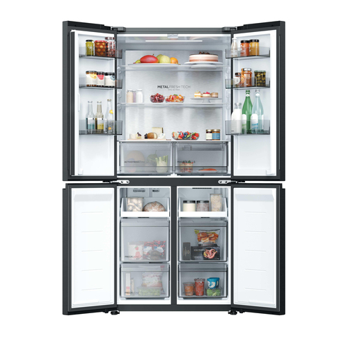 Haier HCR58S18DNMB side-by-side refrigerator Freestanding – image 2