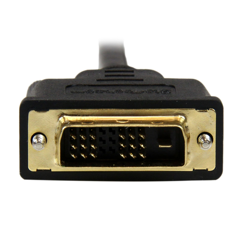 StarTech.com Cable de 2m Adaptador Conversor Micro HDMI a DVI-D para Tablet y Teléfono Móvil - Convertidor de Vídeo para Dispositivos Micro HDMI Tipo D a DVI-D Monoenlace