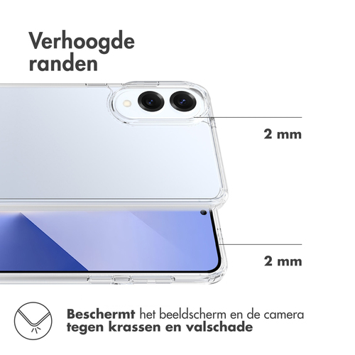 Accezz Xtreme Impact voor Samsung Galaxy S25 Edge Telefoonhoesje Transparant, afbeelding 3