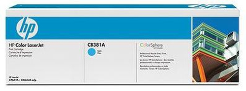 HP CB381A toner cartridge 1 pc(s) Original Cyan
