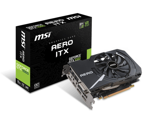 MSI AERO ITX GTX 1060 6G OC видеокарта NVIDIA GeForce GTX 1060 6 GB GDDR5
