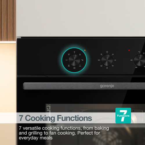 Gorenje BO6725E02NBG Built In Electric Single Oven - Black – image 7