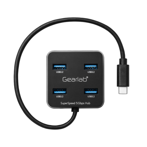 eSTUFF GLB235402 хаб-разветвитель USB 3.2 Gen 1 (3.1 Gen 1) Type-C 5000 Мбит/с Черный