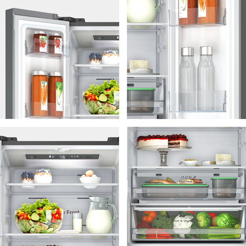 Hisense RF632N4BCE side-by-side refrigerator Freestanding – image 3