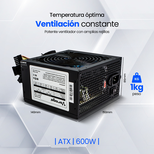 Fuente de Poder Gaming VORAGO PSU-200