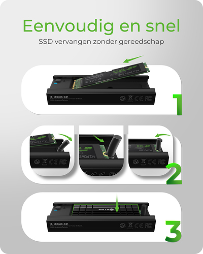 ICY BOX IB-180MC-C31 externe behuizing, afbeelding 3