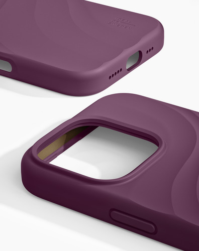 iDeal of Sweden Soft Swirl Silicone Case MagSafe iPhone 16 Pro Velvet Plum – image 2