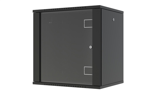 Lanview RWF12U45BL rack cabinet 12U Wall mounted rack Black