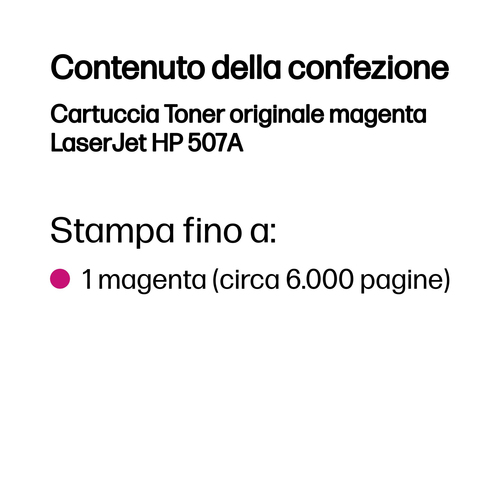 HP 507A – Toner magenta originale