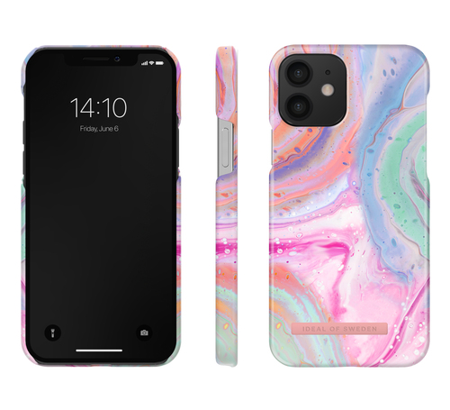 iDeal of Sweden Printed Case iPhone 12 / 12 Pro Pastel Marble – image 3