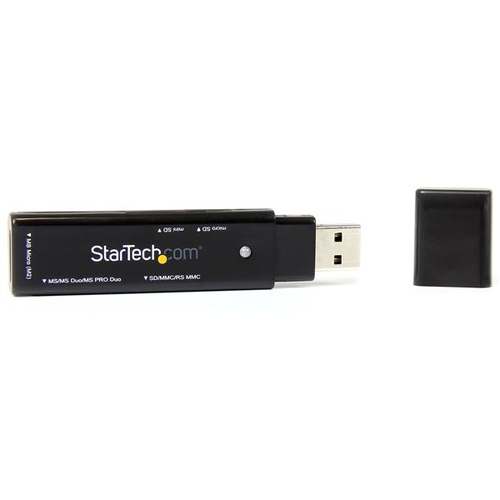 StarTech.com USB Multi Media Memory Card Reader Adapter - Card reader ( MS, MS PRO, MMC, SD, MS Duo, MS PRO Duo, miniSD, RS-MMC, TransFlash, microSD, MS Micro )