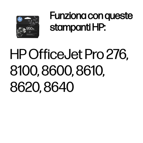 HP 950XL – Cartuccia nero originale