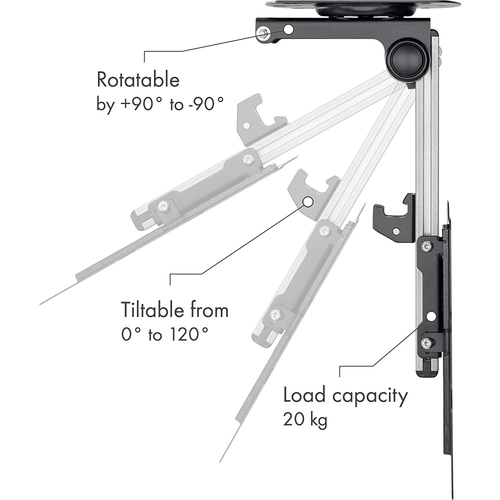 Techly plafondmontagebeugel voor LCD TV LED 17-37", afbeelding 8