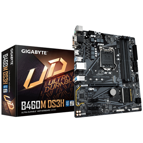 GIGABYTE B460M DS3H материнская плата Intel B460 Express LGA 1200 (Socket H5) Микро ATX