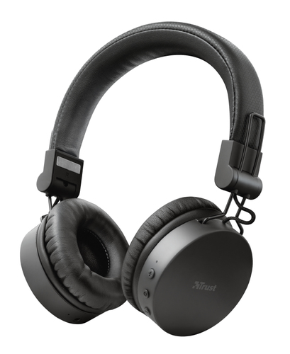 Trust Tones Гарнитура Проводной и беспроводной Оголовье Calls/Music Микро-USB Bluetooth Черный, Стальной