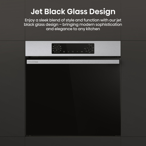 Hisense Hi2 BI622AXPGUK Built In Electric Single Steam, Plug & Play Oven - Stainless Steel/Black – image 8