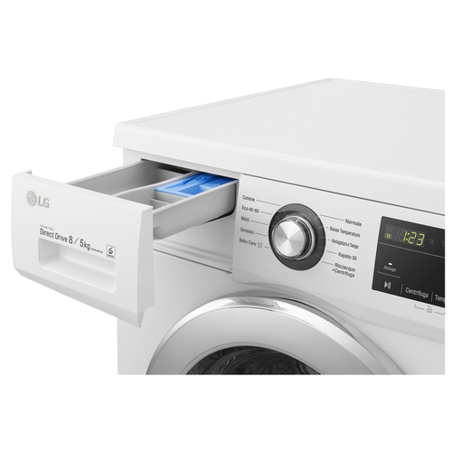 LG F4J3TM5WE.ABWQPIS washer dryer Freestanding Front-load White – image 5