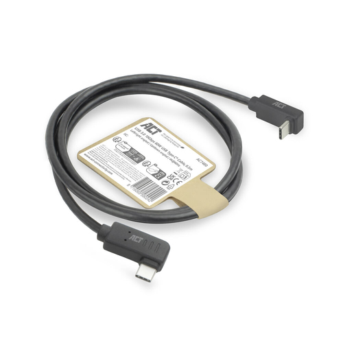 ACT Connectivity USB 3.2 USB-C (omhoog/omlaag haaks) naar USB-C (links/rechts haaks) kabel, afbeelding 2