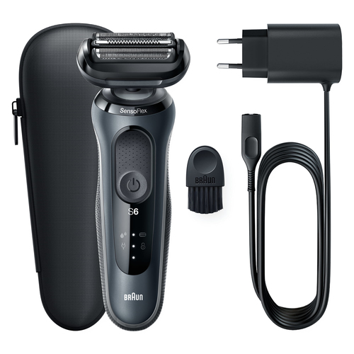 Braun Series 6 61-N1000s Сеточная бритва Черный, Серый