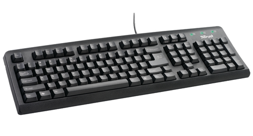 Trust KB-1120 keyboard PS/2 Turkish Black