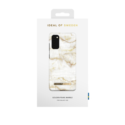 iDeal of Sweden Printed Case Galaxy S20 Golden Pearl Marble