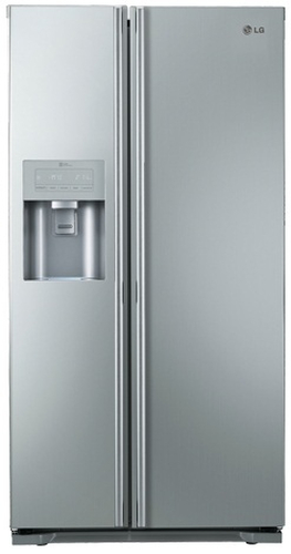 LG GS5163AEMZ side-by-side refrigerator Freestanding Stainless steel