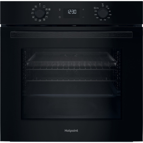 Hotpoint HO458HFB Built In Electric Single Oven in Black 71L - image 1