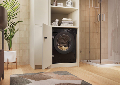 Hoover H-Wash&Dry 400 Pro BH4S696M6DR9B-80 Wifi Connected Integrated 9Kg/6Kg Washer Dryer with 1600 rpm - Black / Anthracite, A Rated [Wash Only], Black - image 4