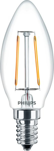 Philips Classic 57407200 LED-Lampe Warmweiß 2700 K 2 W E14