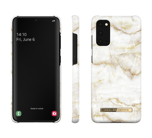 iDeal of Sweden Printed Case Galaxy S20 Golden Pearl Marble – image 2