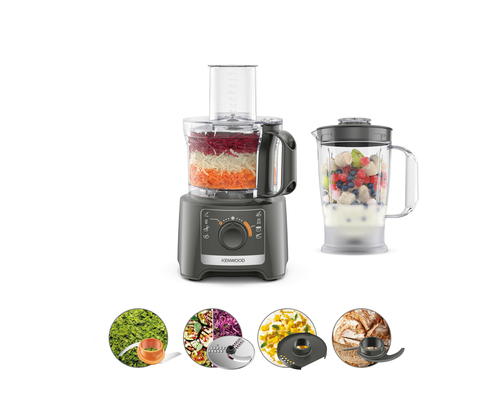 Kenwood Compact Food Processor & Blender in Grey Grey - image 1