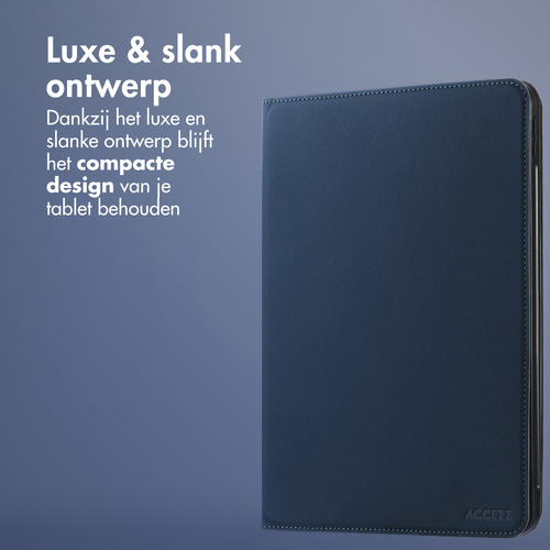 Accezz Classic Tablet Case Samsung Galaxy Tab A9 Plus Tablethoesje Blauw, afbeelding 6