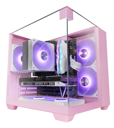 Mars Gaming MC-VISIONMP Mini Tower Pink – image 2