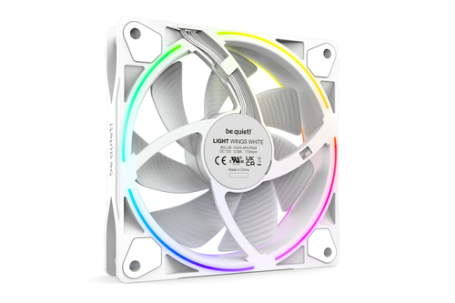 Be quiet! LIGHT WINGS White 120mm PWM Triple-Pack, afbeelding 4
