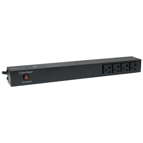 CyberPower PDU20B4F8R power distribution unit (PDU) 12 AC outlet(s) 1U Black