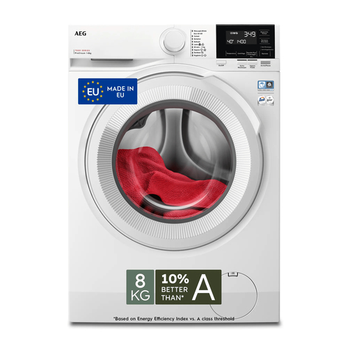 AEG LR7G84GW стиральная машина Фронтальная загрузка 8 kg 1400 RPM Белый